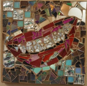 Another mosaic out of glass and tile made by Dr. F